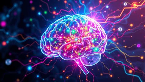 Representación de la neuroplasticidad cerebral, con nuevas conexiones neuronales formándose