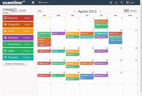 Ilustración de un calendario con los meses de estudio marcados para el examen de grado.
