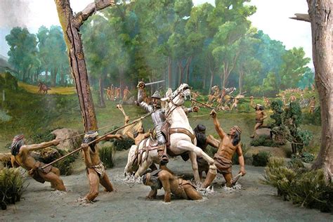 Representación artística de la Batalla de Tucapel