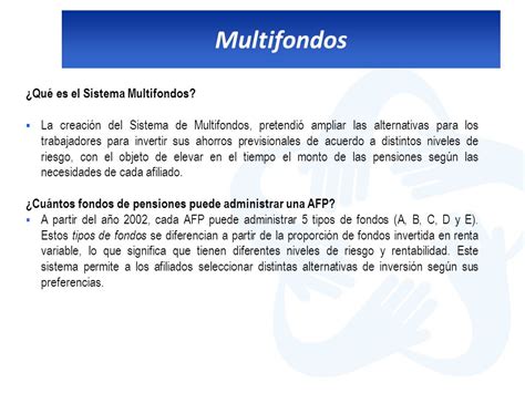 Infografía sobre los diferentes tipos de multifondos de AFP