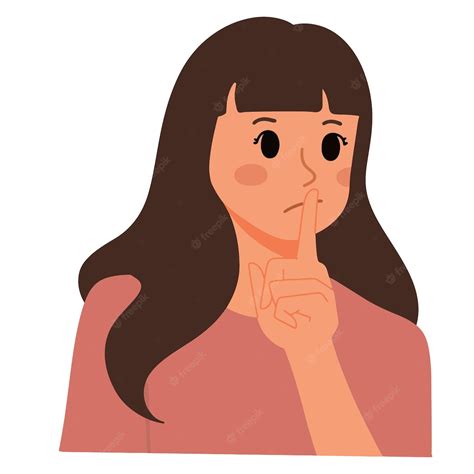Persona guardando un secreto, con un dedo sobre los labios