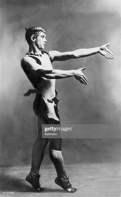Fotografía de Vaslav Nijinsky bailando