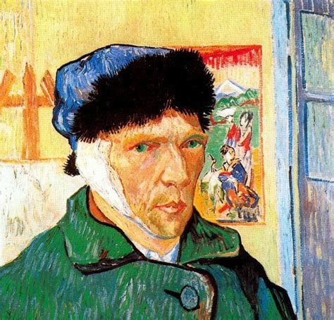 Autorretrato de Vincent Van Gogh con la oreja vendada