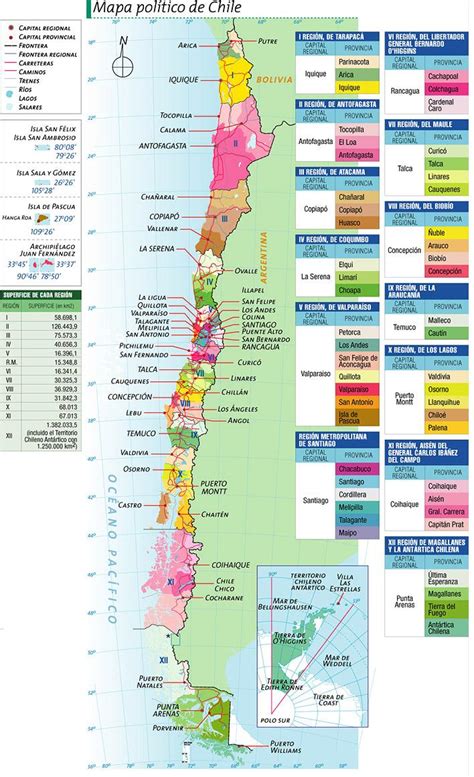 Mapa de Chile destacando las regiones y comunas afectadas por el propuesto cierre de sucursales de AFP PlanVital en 2017