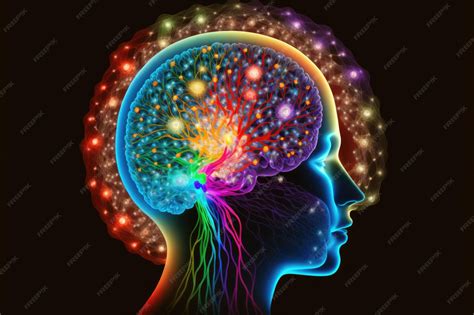 Ilustración de un cerebro o una mente perturbada