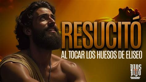 Ilustración de la resurrección del hombre al tocar los huesos de Eliseo