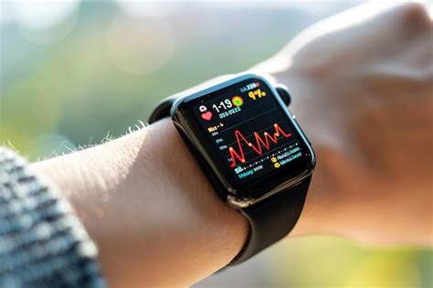 Infografía mostrando un reloj inteligente midiendo signos vitales