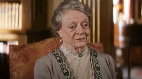 Foto de Maggie Smith en su papel en 'Downton Abbey' o una similar