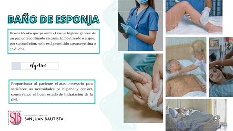 Cuidador realizando un baño de esponja a una persona mayor en cama