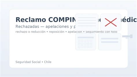 Flujograma de reclamo de licencia médica ante COMPIN
