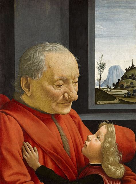Anciano con su nieto de Domenico Ghirlandaio