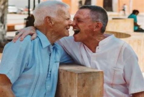 Foto de la pareja Chuck y Fred en Yucatán