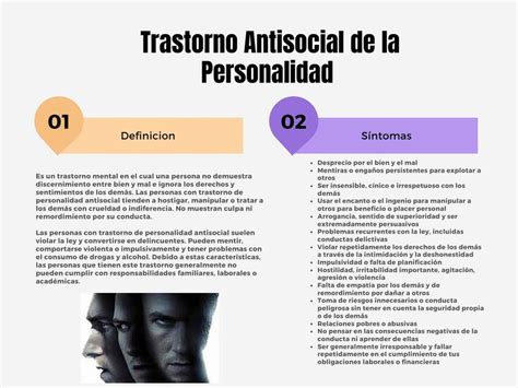 infografía comparativa de las características del trastorno antisocial de la personalidad, trastorno límite de la personalidad y trastorno narcisista