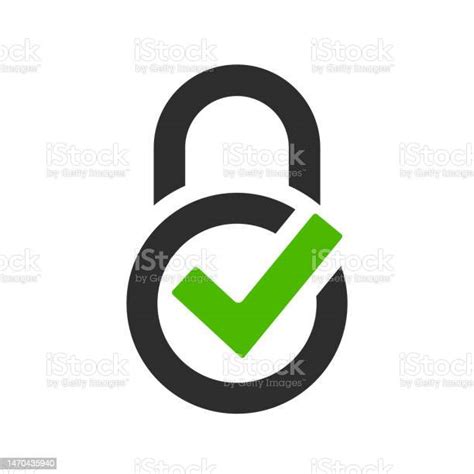 Ilustración de un sello de garantía o un candado como símbolo de seguridad