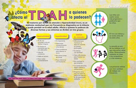 Infografía sobre las características del Trastorno por Déficit de Atención e Hiperactividad (TDAH) o el Trastorno del Espectro Autista (TEA)