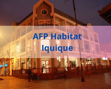 Foto exterior de la sucursal de AFP Habitat en Iquique