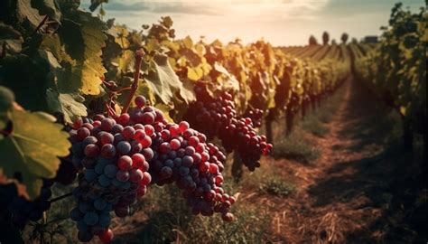 Campo de uvas de mesa con personal agrícola trabajando