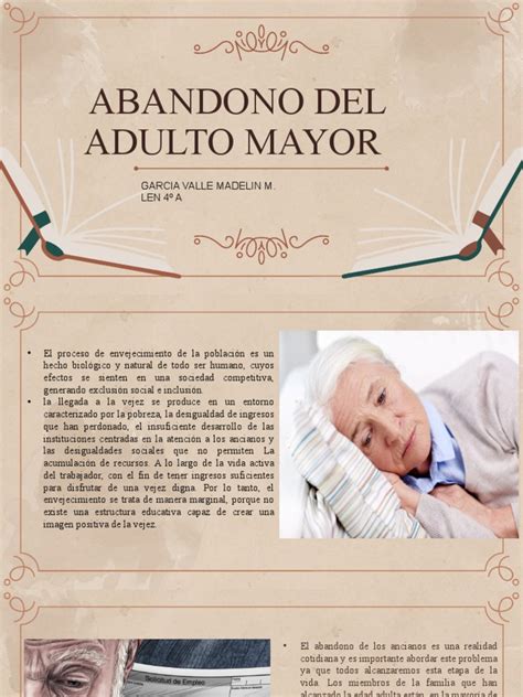Representación visual de diferentes formas de abandono del adulto mayor (negligencia, aislamiento, desamparo)