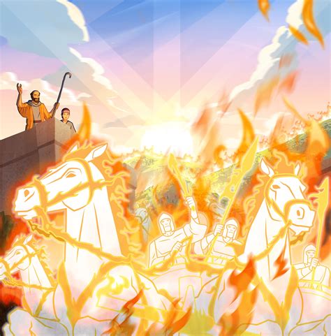 Eliseo y los carros de fuego