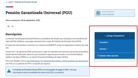 infografía de los pasos para solicitar la PGU online y presencialmente
