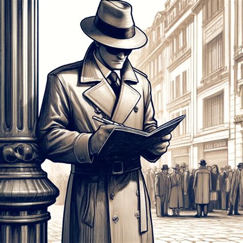 Imagen de un detective privado haciendo una observación discreta