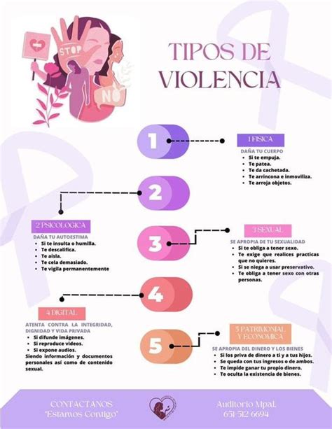 Esquema detallando los diferentes tipos de violencia y abuso contra la tercera edad