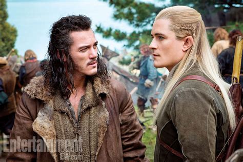 Fotograma de Luke Evans como Bardo en El Hobbit