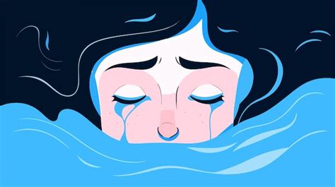 Ilustración que representa la tristeza y el aislamiento asociados con la depresión en adultos mayores.