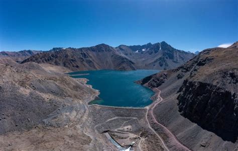 Mapa de la ubicación del Embalse El Yeso en la Región Metropolitana de Chile