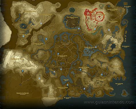 Mapa general de Hyrule mostrando la transición entre el Mundo de Luz y el Mundo Oscuro