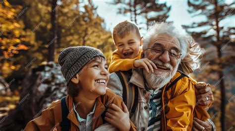 Abuelo y nieto riendo mientras resuelven un problema de matemáticas