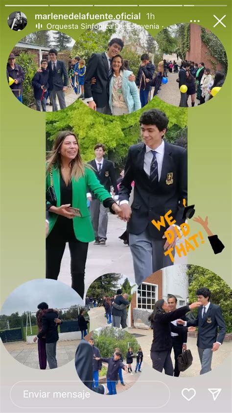 Foto de Marlene de la Fuente y sus hijos en un contexto familiar