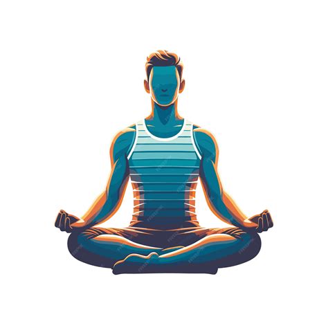 Ilustración de una persona meditando, simbolizando salud mental