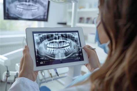 Imagen de tecnología dental avanzada o una sonrisa saludable
