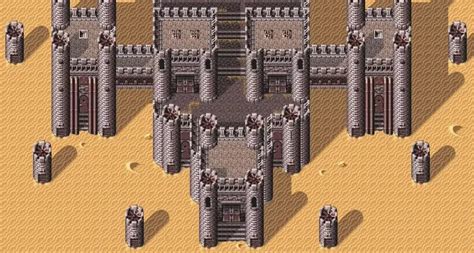 Castillo de Fígaro sumergiéndose en el desierto