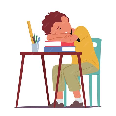 Ilustración de un niño o adolescente con dificultades en un entorno escolar, que recibe apoyo individualizado.