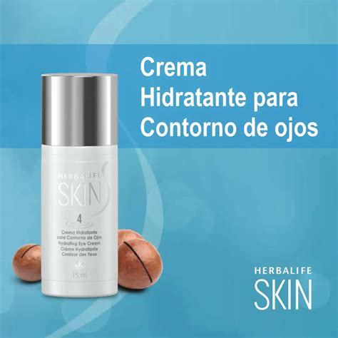Persona aplicando crema hidratante en el contorno de ojos