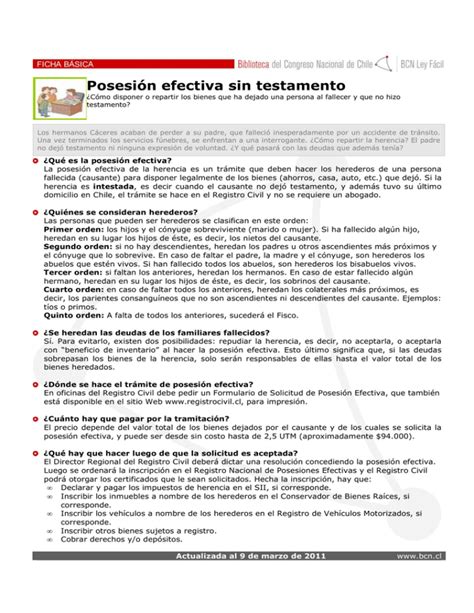 Flujograma: Posesión Efectiva con y sin testamento
