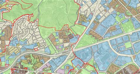 Plano urbanístico del sector Caracol y área adyacente al campus UdeC