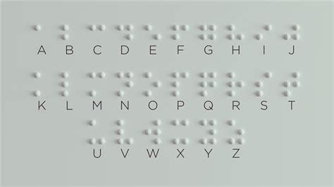 Sistema de escritura Braille con puntos en relieve
