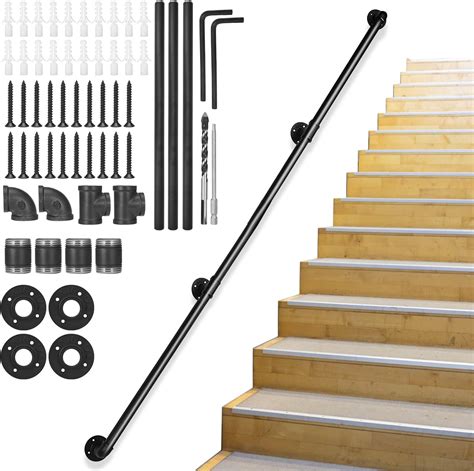 Pasamanos resistentes y ergonómicos para escaleras