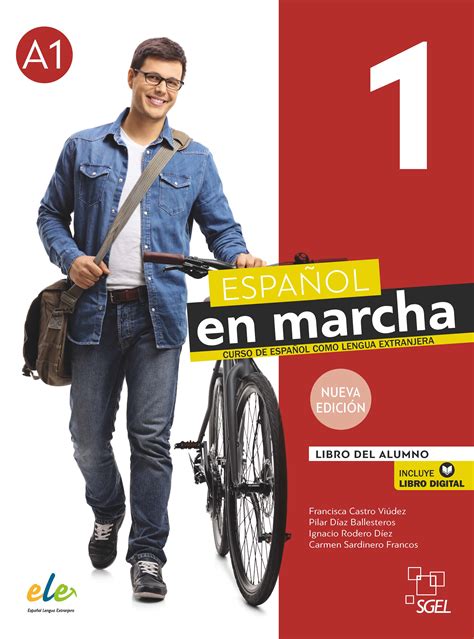 Diseño de portada del libro Español en marcha