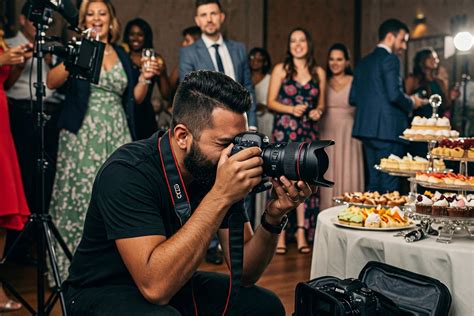 Equipo de fotógrafos de la agencia NWN Photography durante un evento