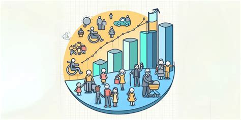 Infografía: personas con diversas discapacidades interactuando con un entorno accesible, mostrando diseño universal