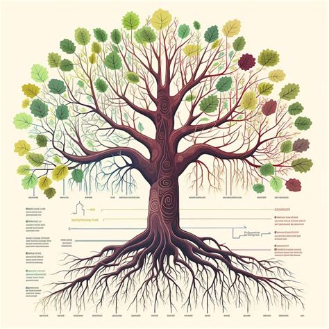 Esquema de un árbol mostrando sus raíces espirituales y el daño causado por la falta de cuidado o 