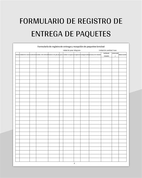 Formulario de registro de entrega de credenciales