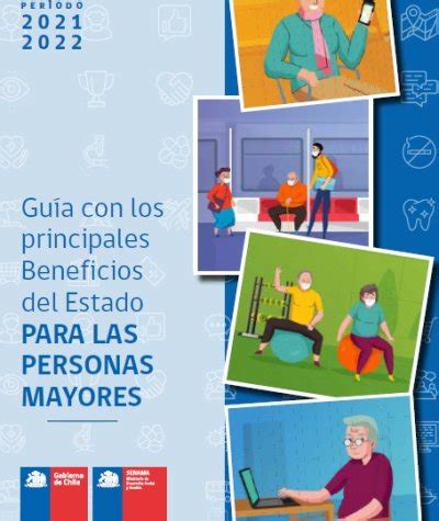 Diseño de portada de la Guía de Beneficios del Estado para Personas Mayores