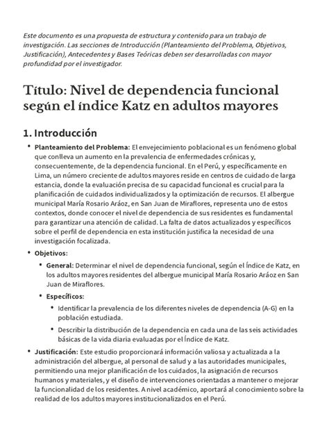Esquema sobre el concepto de dependencia funcional en adultos mayores