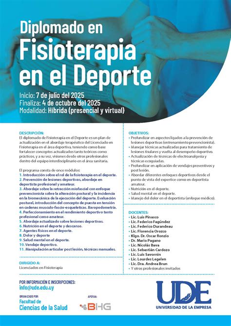 Esquema: Áreas de estudio en fisioterapia del deporte adaptado en la USAL