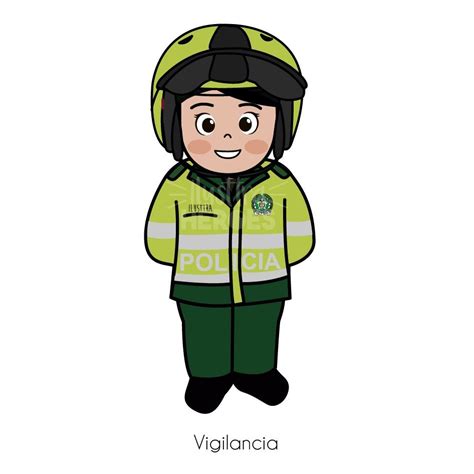 Dibujo de temas relacionados con la Policía Nacional